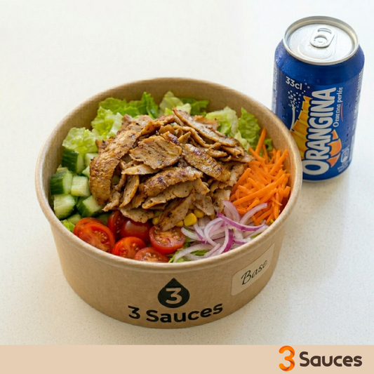 BOWL URBAN — KEBAB + 1 CANETTE OU 1 PETITE EAU