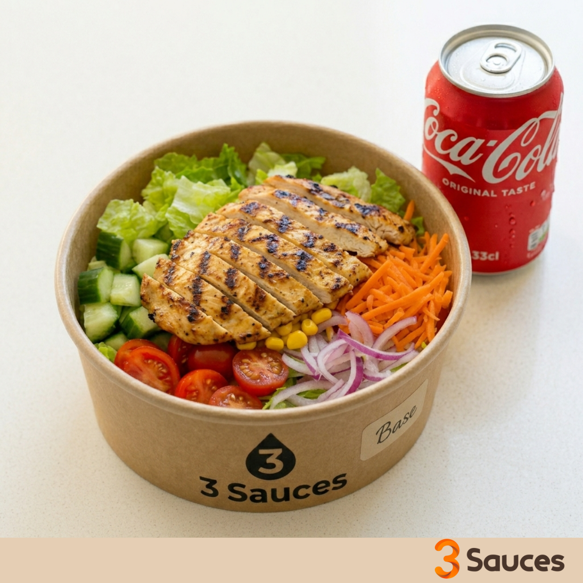 BOWL GRILL - POULET MARINÉ GRILLÉ + 1 CANETTE OU 1 PETITE EAU